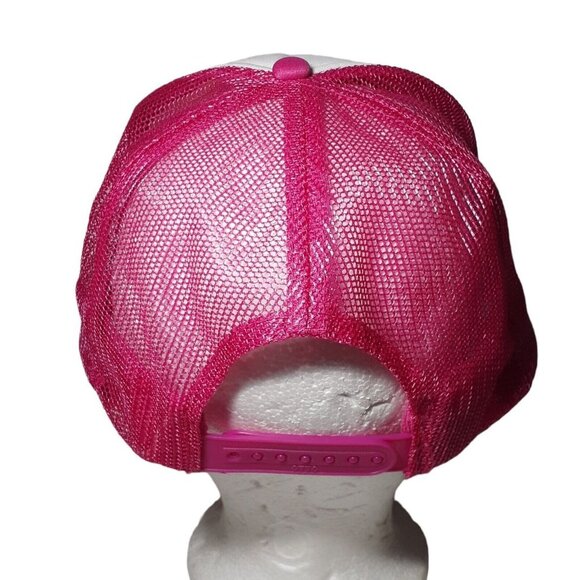 Trucker Hat Mesh Snap Back Beachside 2020 Hot Fuchsia Pink Baseball Cap main image 6